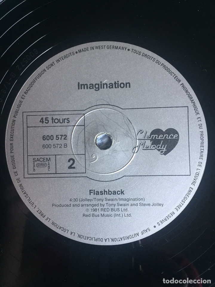 Discos de vinilo: Imagination - just an illusion / maxi - Foto 7