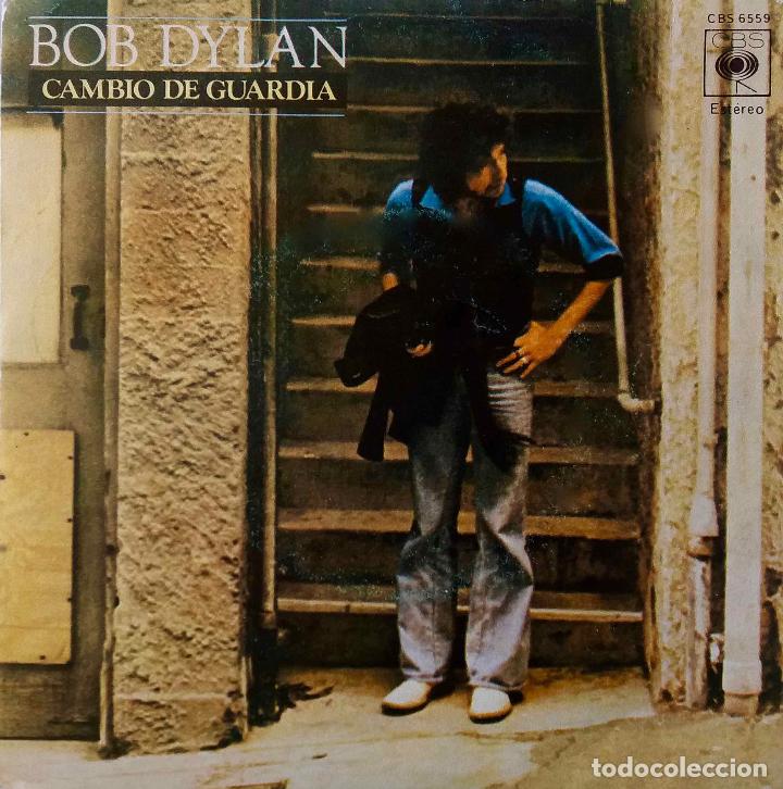 Discos de vinilo: BOB DYLAN, CAMBIO DE GUARDIA. SINGLE ESPA&Ntilde;A - Foto 1