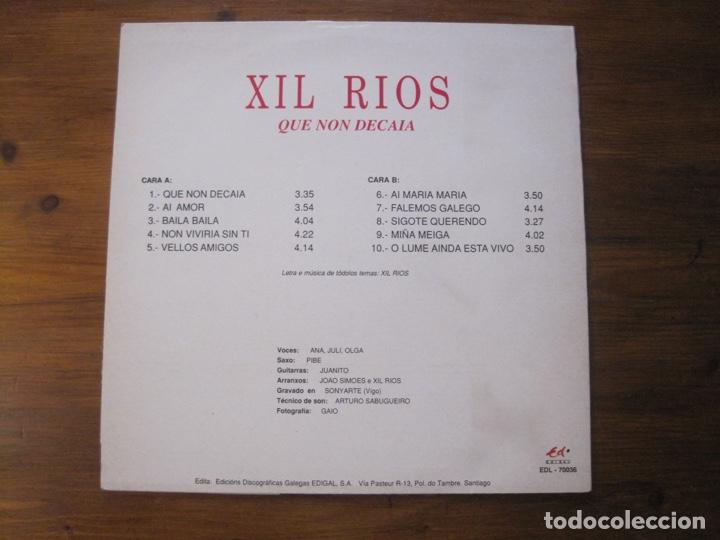 Discos de vinilo: Xil Rios Que non Decaia Lp - Foto 2