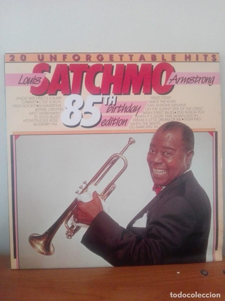 Discos de vinilo: LOUIS SATCHMO ARMSTRONG ..-20 UNFORGETTABLE HITS - LP EDICION ALEMANA