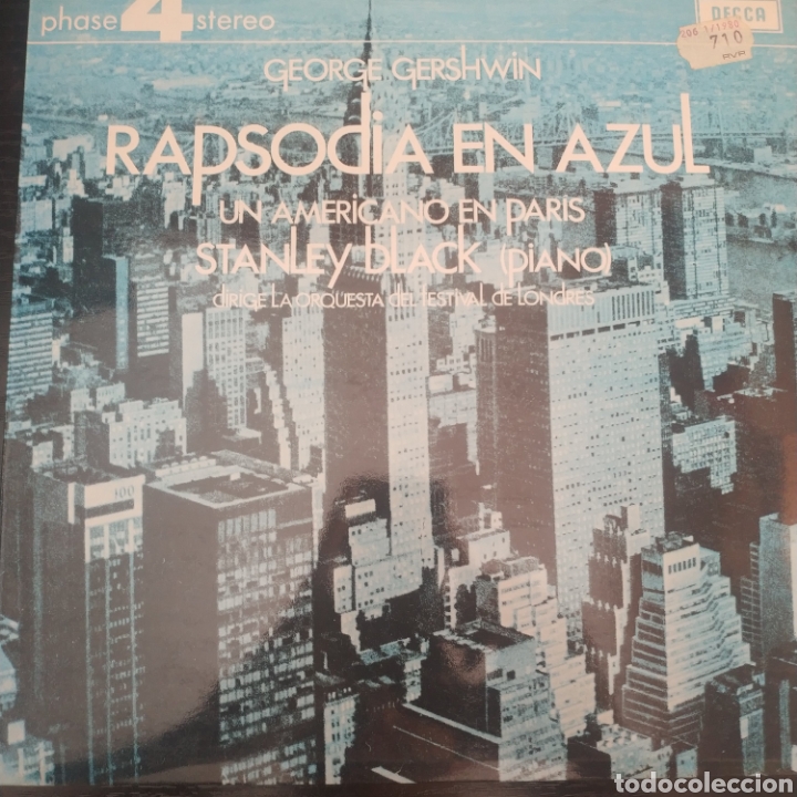 Discos de vinilo: George Gershwin Rapsodia en azul - Foto 1