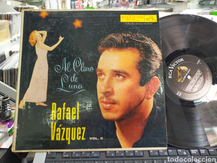 Discos de vinilo: Rafael V&aacute;zquez lp al claro de luna mexico - Foto 1