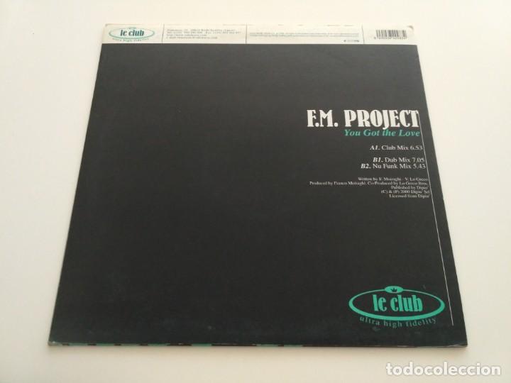 Discos de vinilo: F.M. Project - You Got The Love - Foto 2