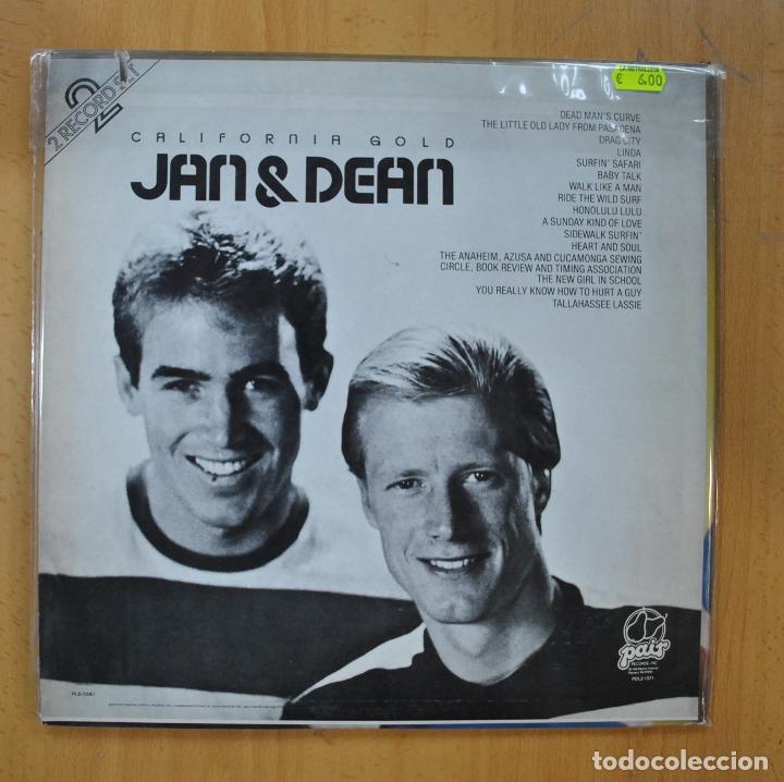Discos de vinilo: JAN & DEAN - CALIFORNIA GOLD - 2 LP - Foto 2