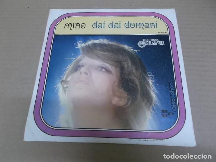 Discos de vinilo: MINA (SINGLE) NON CREDERE A&Ntilde;O 1969 - Foto 3