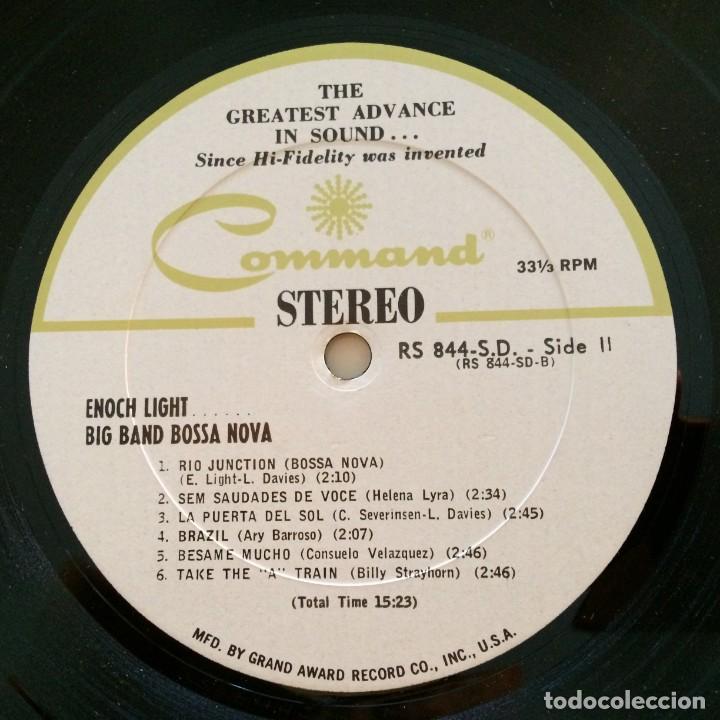 Discos de vinilo: Enoch Light &ndash; Big Band Bossa Nova USA 1962 COMMAND - Foto 5