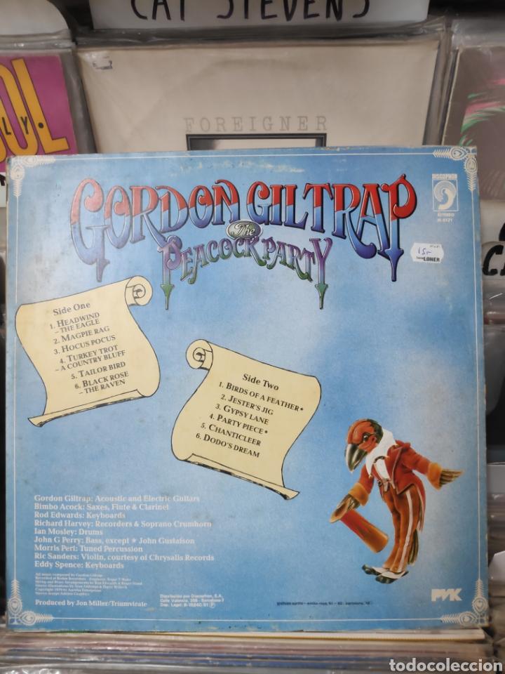 Discos de vinilo: Gordon giltrap the peacock party - Foto 2