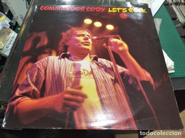 Discos de vinilo: LP COMMANDER CODY LETS ROCK MUY BUEN SOMIDO - Foto 1