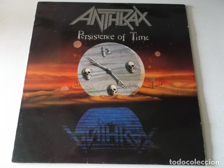 Discos de vinilo: anthrax persistence of time, EDICION ESPA&Ntilde;OLA - Foto 1