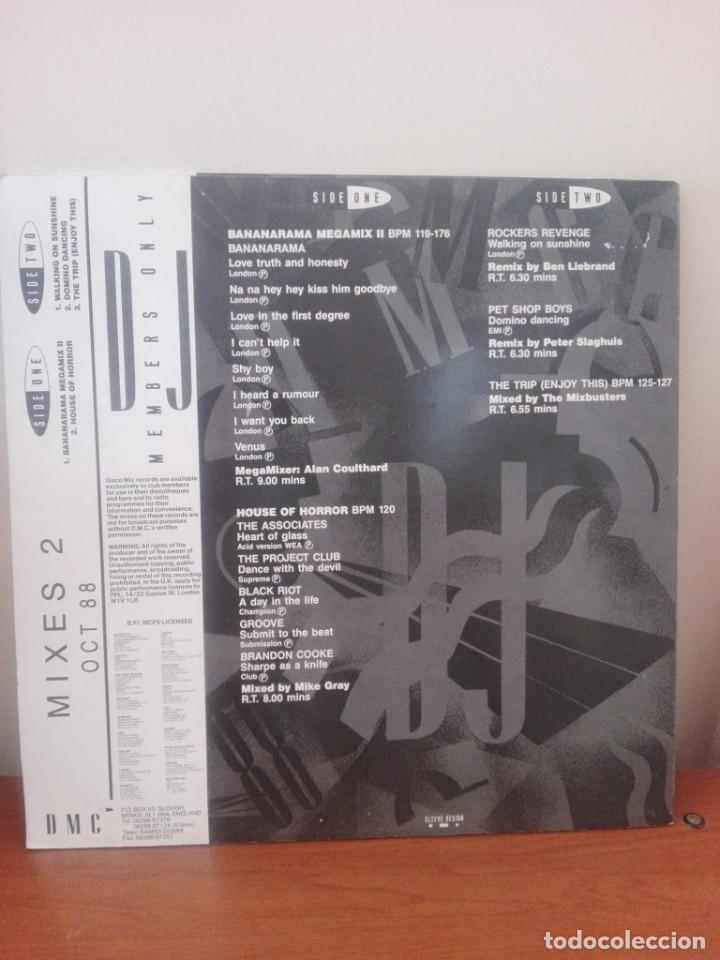 Discos de vinilo: DMC ..- OCTOBER 88 - MIXES 2 -LP - Foto 2