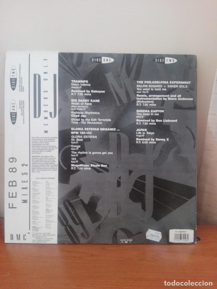 Discos de vinilo: DMC ..- FEBRUARY 89 -MIXES 2 -LP - Foto 2