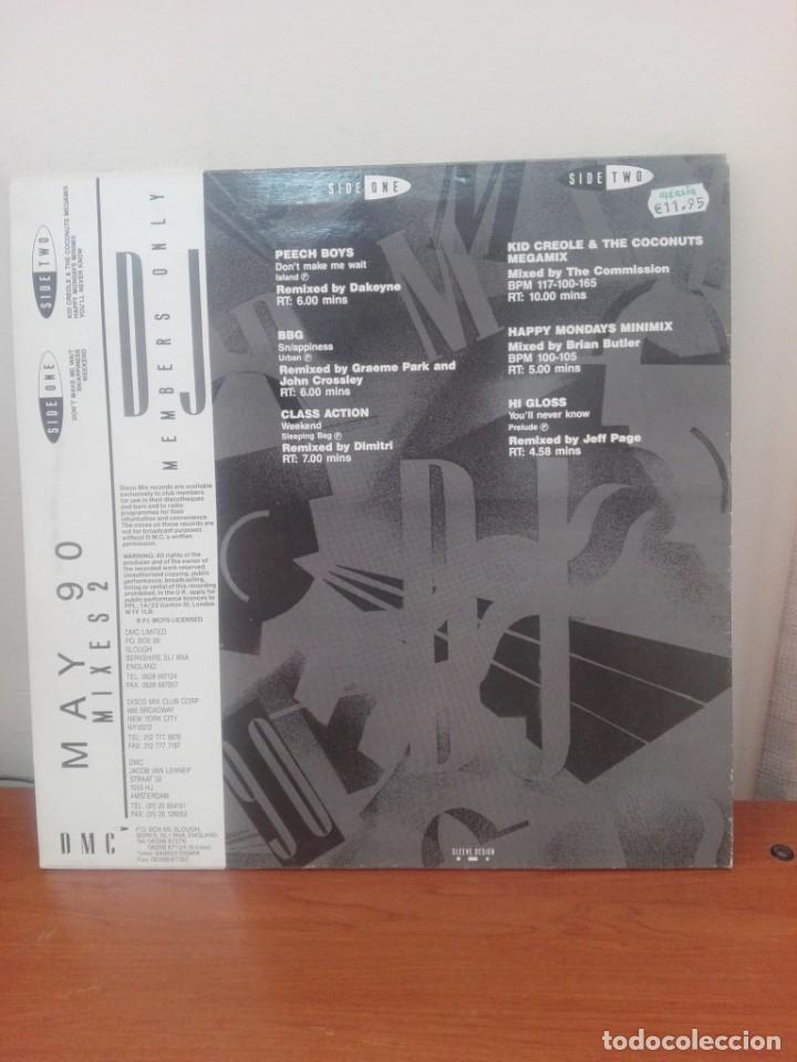 Discos de vinilo: DMC ..- MAY 90 - MIXES 2 - LP - Foto 2