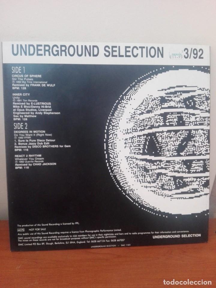 Discos de vinilo: DMC ..- UNDERGROUND SELECTION 3/92 - DJ ONLY -DMC 110/2 - Foto 1