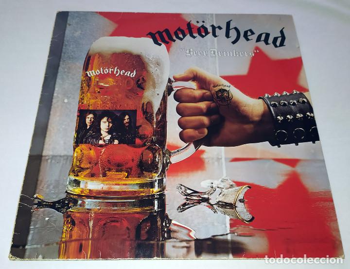 Discos de vinilo: LP MOTORHEAD - BEER DRINKERS - Foto 1