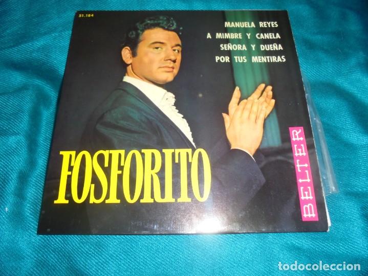 Discos de vinilo: FOSFORITO. MANUELA REYES + 3. EP. BELTER, 1965. IMPECABLE (#) - Foto 1