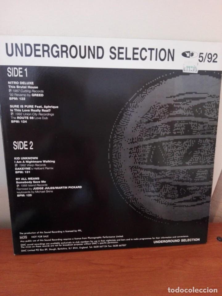 Discos de vinilo: DMC ..- UNDERGROUND SELECTION 5/92 - DJ ONLY - Foto 1