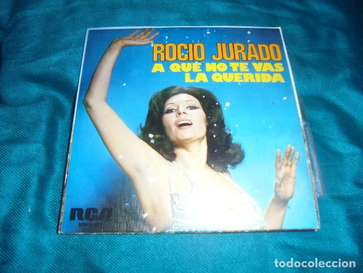 Discos de vinilo: ROCIO JURADO. A QUE NO TE VAS / LA QUERIDA. RCA, 1976. IMPECABLE (#) - Foto 1