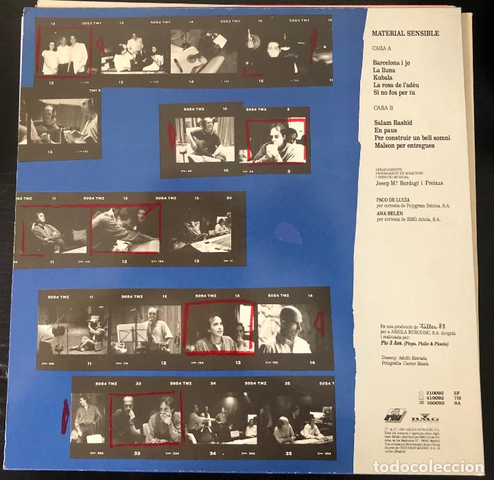 Discos de vinilo: JOAN MANEL SERRAT, LP MATERIAL SENSIBLE, &Eacute;XITOS - Foto 2