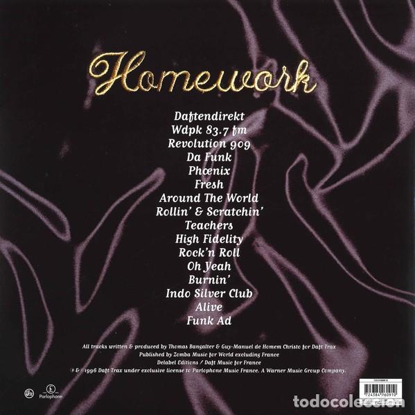 Discos de vinilo: Daft Punk &lrm;&ndash; Homework -2 LP- - Foto 2