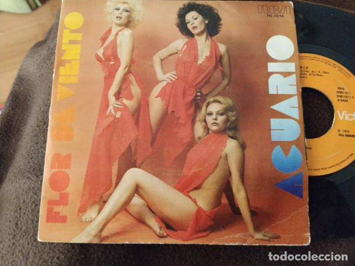 Disques de vinyle: ACUARIO SINGLE FLOR DE VIENTO-MIRAME AMAME 1978 RCA
