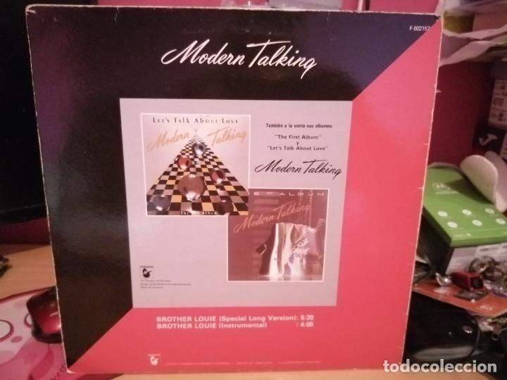 Discos de vinilo: BROTHER LOUIE MAXI SINGLE VINILO MODERN TALKING - Foto 2