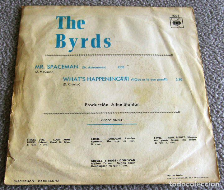 Discos de vinilo: LES BYRDS - MR. SPACEMAN + 1 - SINGLE - CBS - Foto 6