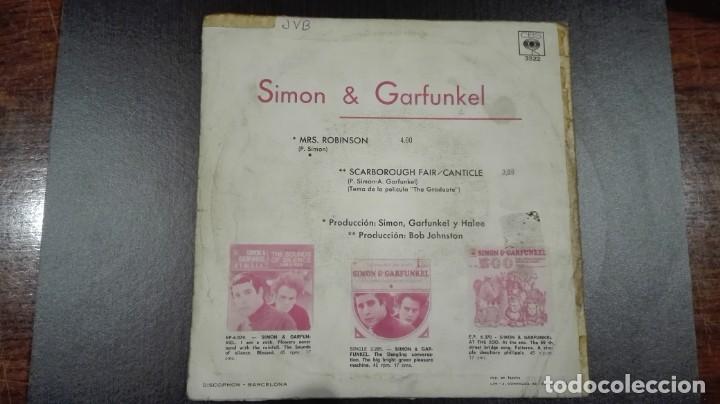 Discos de vinilo: 3 Singles Simon & Garfunkel CBS - Foto 4