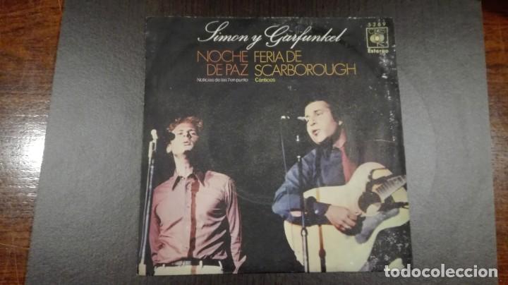 Discos de vinilo: 3 Singles Simon & Garfunkel CBS - Foto 5