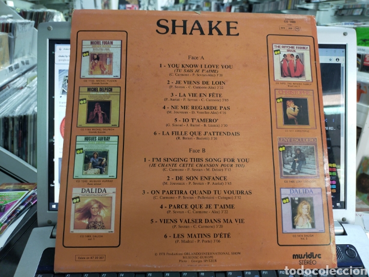 Discos de vinilo: Shake lp 1978 Francia - Foto 2