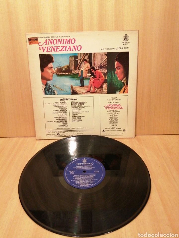 Discos de vinilo: An&oacute;nimo Veneziano. Stelvio Cipriani. - Foto 2