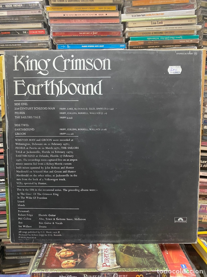 Discos de vinilo: King Crimson Earthbound - Foto 2