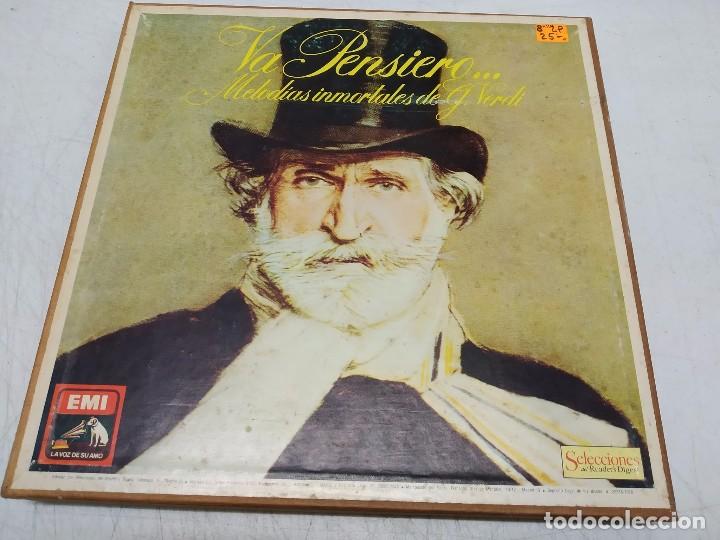 Discos de vinilo: melodia inmortales de g verdi--caja con 8 lps---