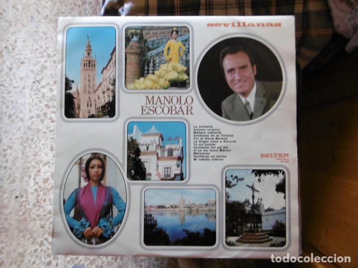 Discos de vinilo: MANOLO ESCOBAR - Foto 1