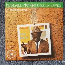 Discos de vinilo: NAT KING COLE - INOLVIDABLE EN ESPAÑOL (16 GRANDES EXITOS). EDITADO POR EMI. AÑO 1.981