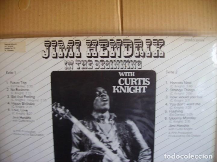 Discos de vinilo: JIMI HENDRIX ----- IN THE BEGINNING WITH CURTIS KNIGHT - Foto 2