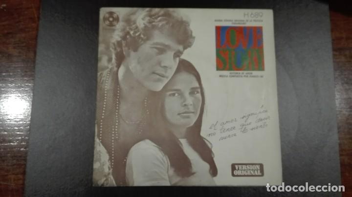 Discos de vinilo: Love Story Single BSO Versi&oacute;n original 1971 - Foto 1