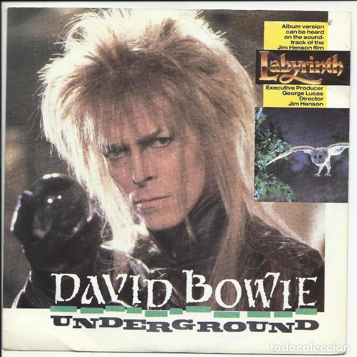 Discos de vinilo: David Bowi &ndash; Underground SINGLE EMI America ?&ndash; EA 216 UK 1986