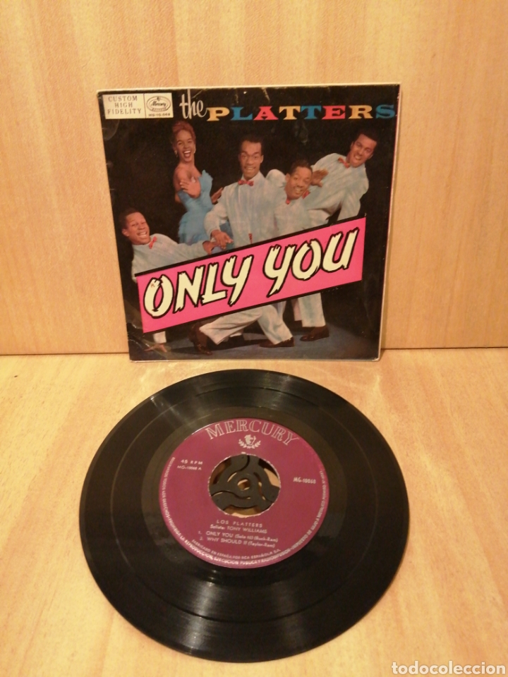 Discos de vinilo: Los Platters. Only you, etc.. EP. - Foto 1