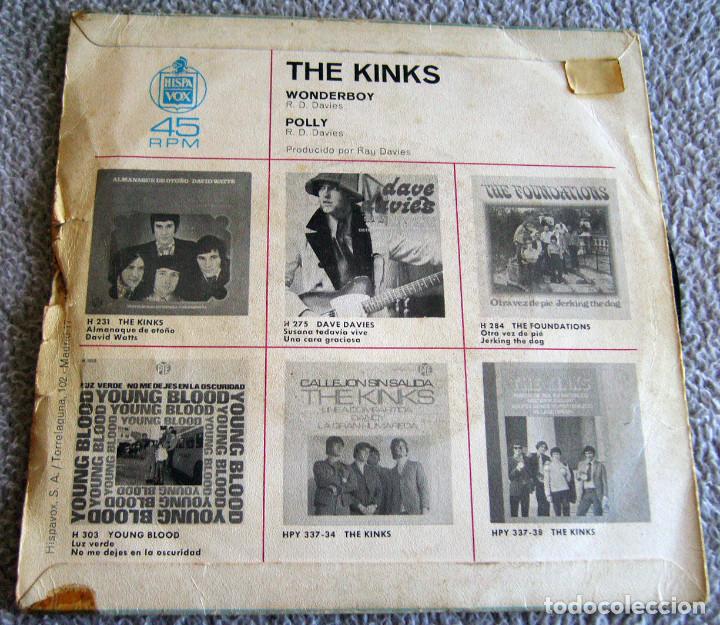 Discos de vinilo: THE KINKS - WONDERBOY + 1 - EP - A&Ntilde;O 1966 - Foto 6