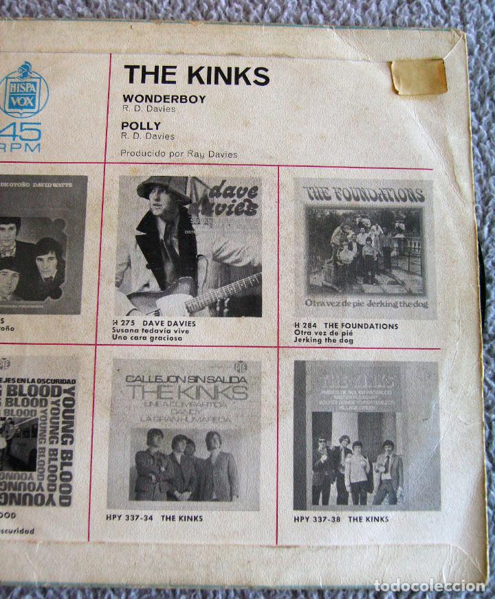 Discos de vinilo: THE KINKS - WONDERBOY + 1 - EP - A&Ntilde;O 1966 - Foto 7