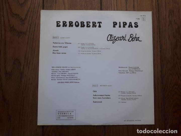 Discos de vinilo: Errobert pipas - aizeari beha - Foto 2