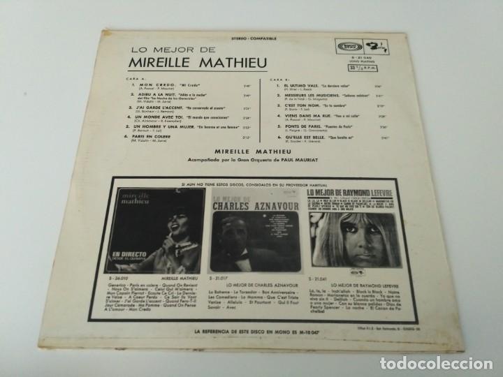 Discos de vinilo: Mireille Mathieu - Lo Mejor De Mireille Mathieu (LP, Comp) - Foto 2