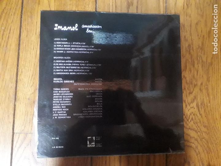 Discos de vinilo: Imanol - amodioaren berri - Foto 3