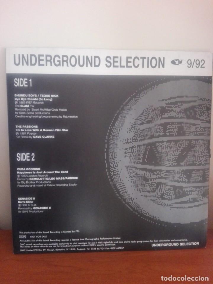 Discos de vinilo: DMC ..- UNDERGROUND SELECTION 9/92 - DJ ONLY - Foto 1