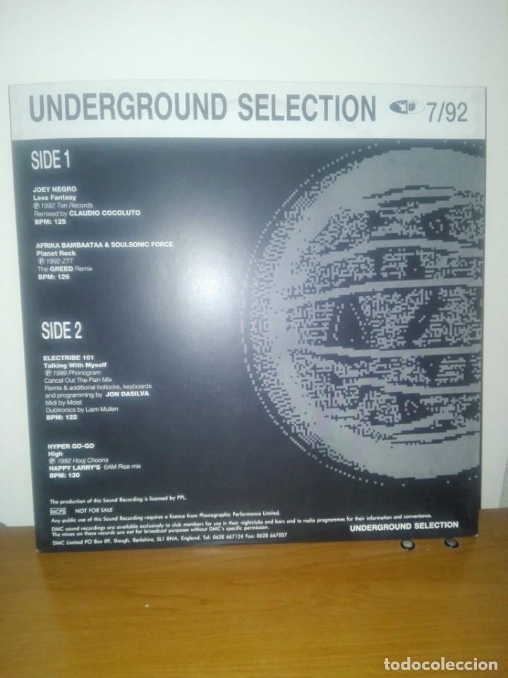 Discos de vinilo: DMC ..- UNDERGROUND SELECTION 7/92 - DJ ONLY - Foto 1