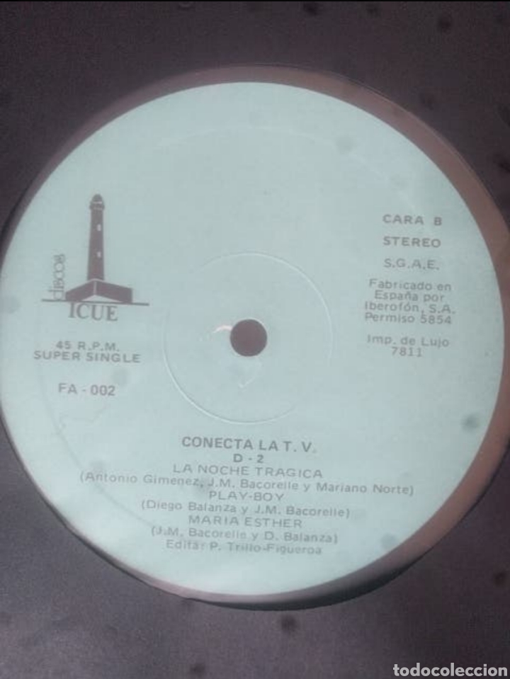 Discos de vinilo: D2 CONECTA LA T.V. EP 1983 SPAIN - Foto 2