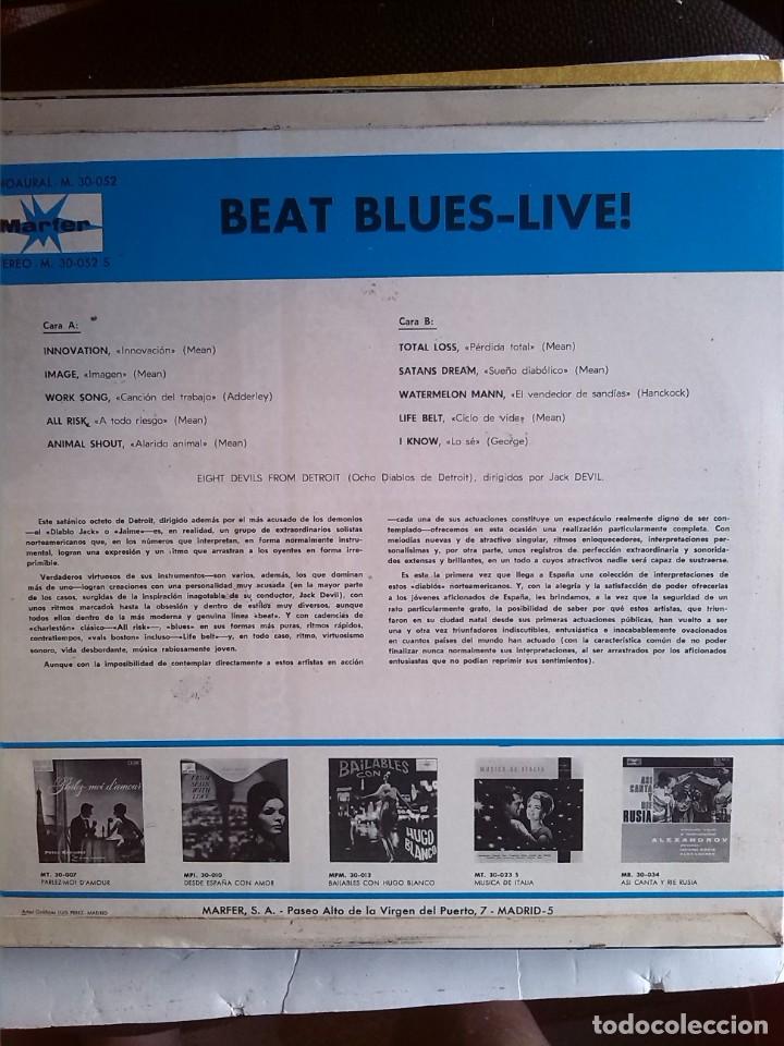 Discos de vinilo: EIGHT DEVILS FROM DETROIT - BEAT BLUES LIVE 1968 - Foto 2