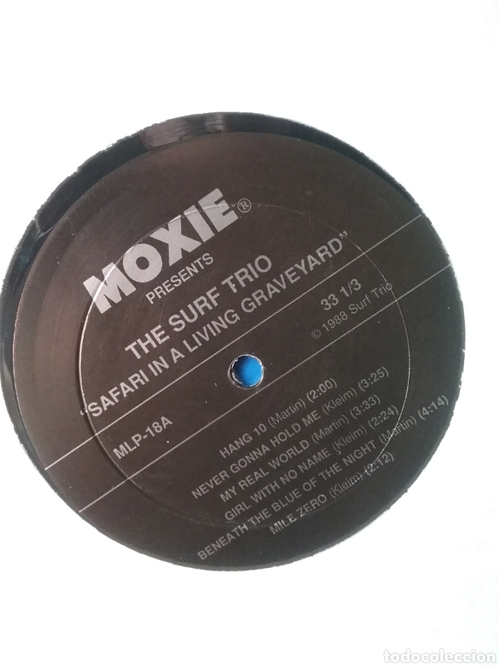 Discos de vinilo: The SURF TRIO 1988 Pre- Miracle Workers . - Foto 3