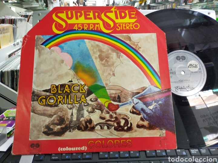 Discos de vinilo: Black gorilla maxi colores Espa&ntilde;a 1978 - Foto 1