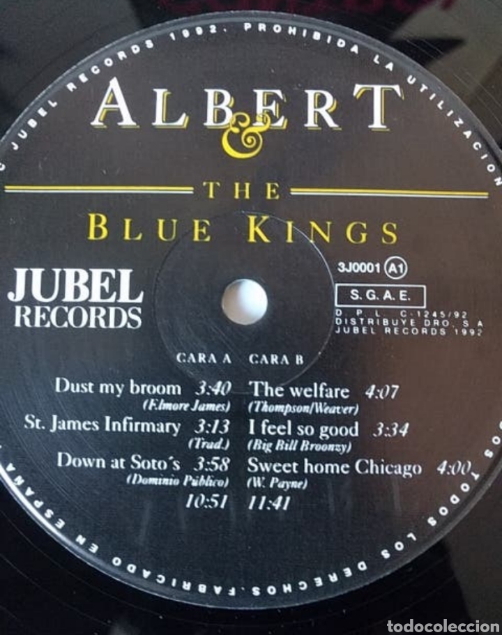 Discos de vinilo: ALBERT & THE BLUE KINGS LP COMO NUEVO!! - Foto 4
